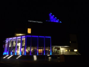 Marlowe Theatre at night
